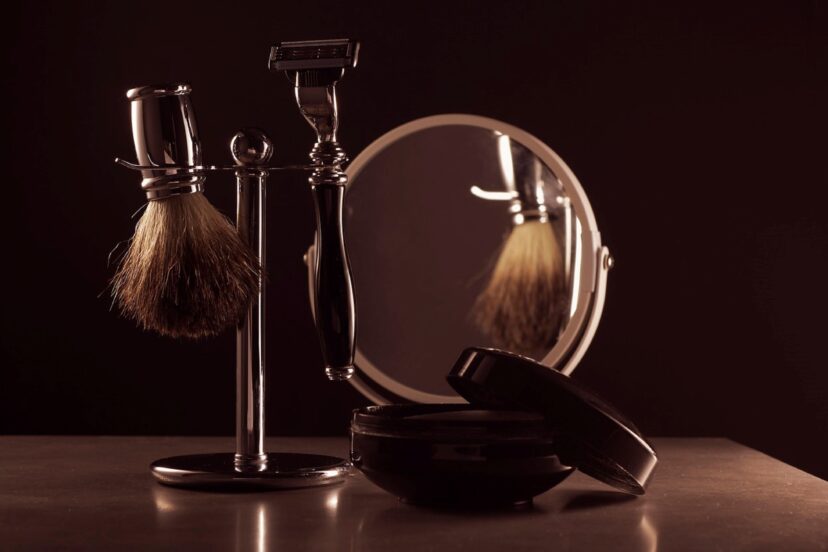 shaving brush stand