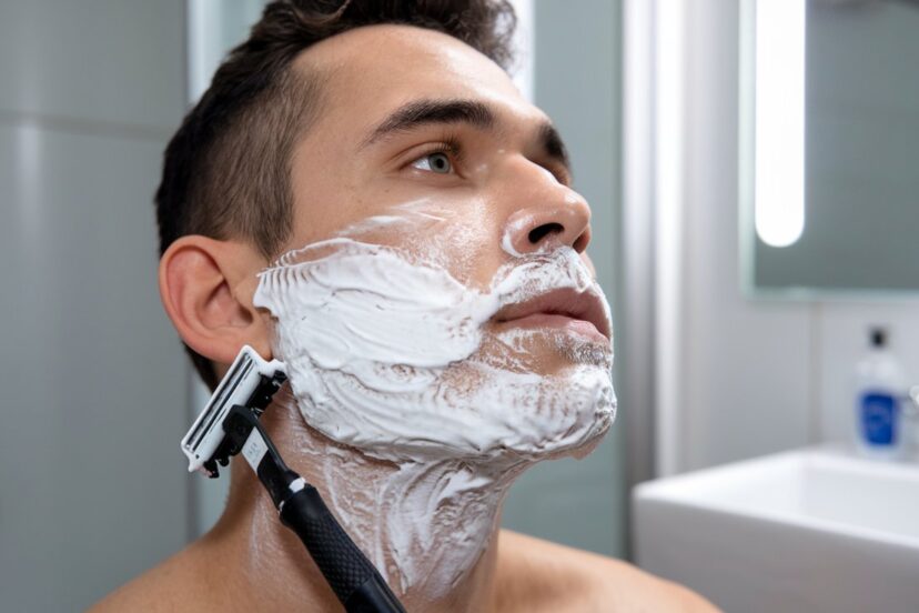 how does shaving cream work