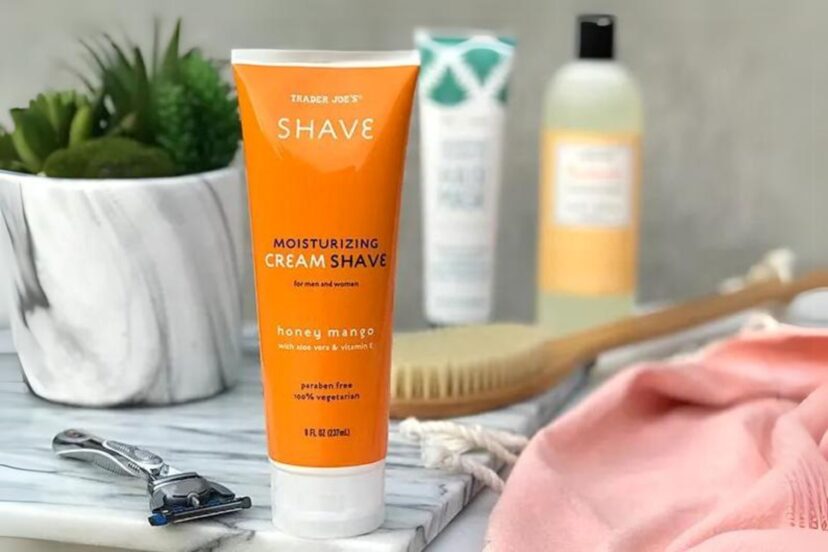 trader joe's shaving cream