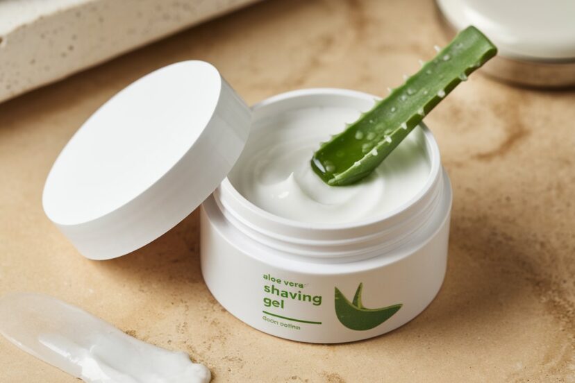 shaving gel with aloe vera