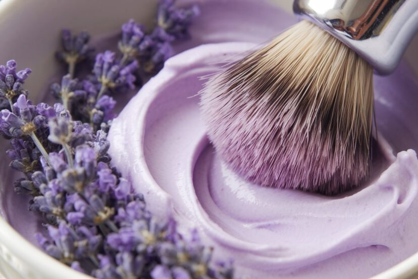 lavender shaving cream