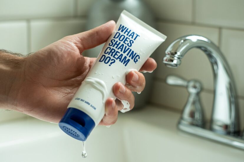 what does shaving cream do