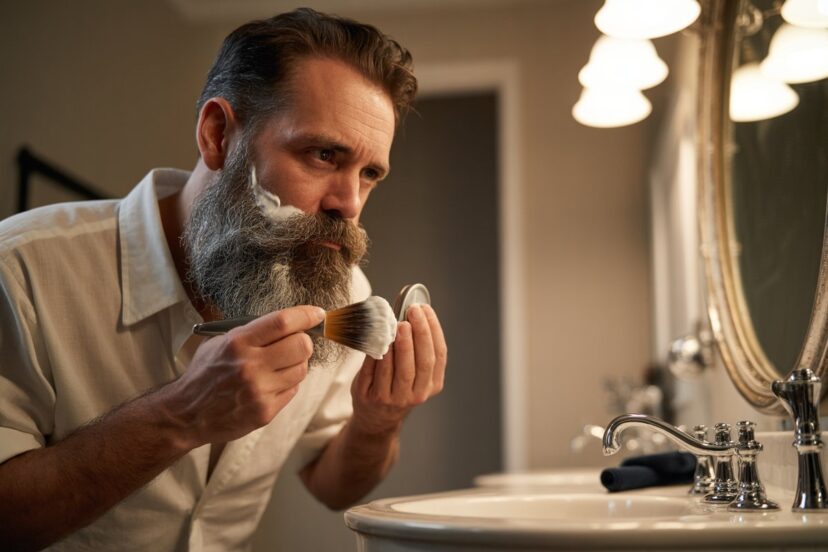 soften a coarse beard before shaving